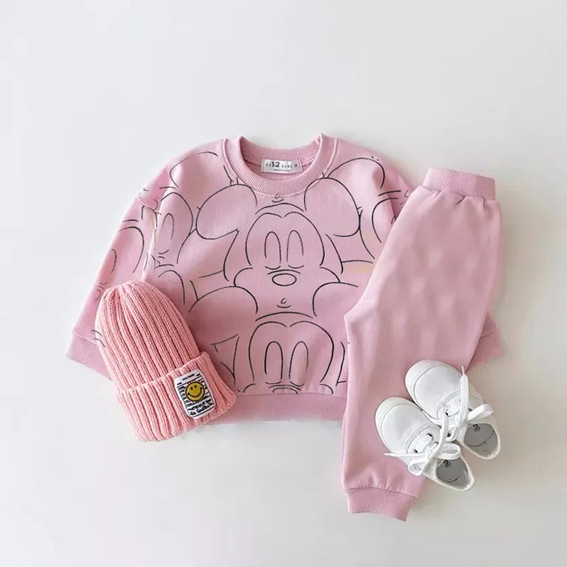 MiniMood – Summer Tracksuit Set for Babies (T-Shirt & Shorts)