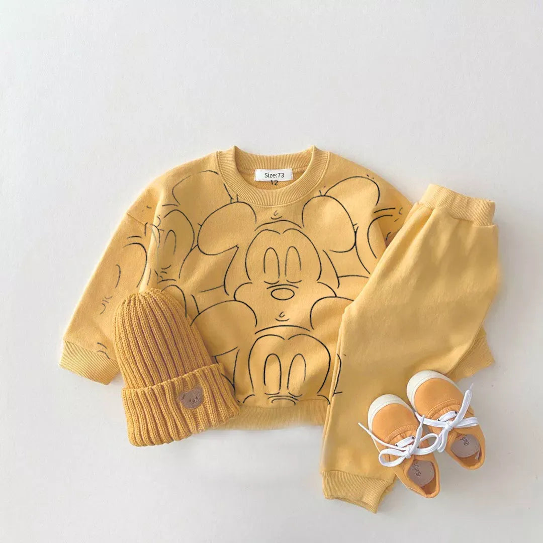 MiniMood – Summer Tracksuit Set for Babies (T-Shirt & Shorts)